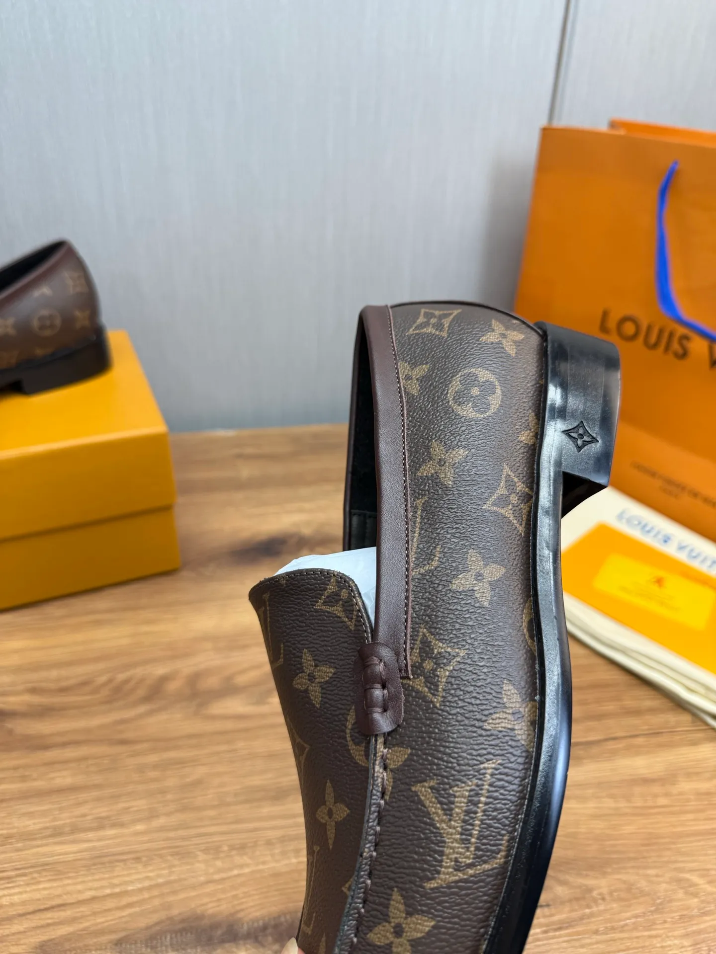 Factory 660💰 LV. Men's business casual leather shoes, all made of imported original brand leather, just to create a more comfortable wearing experience, original non-slip and wear-resistant outsole ✔️16-45 (38.45 non-returnable)